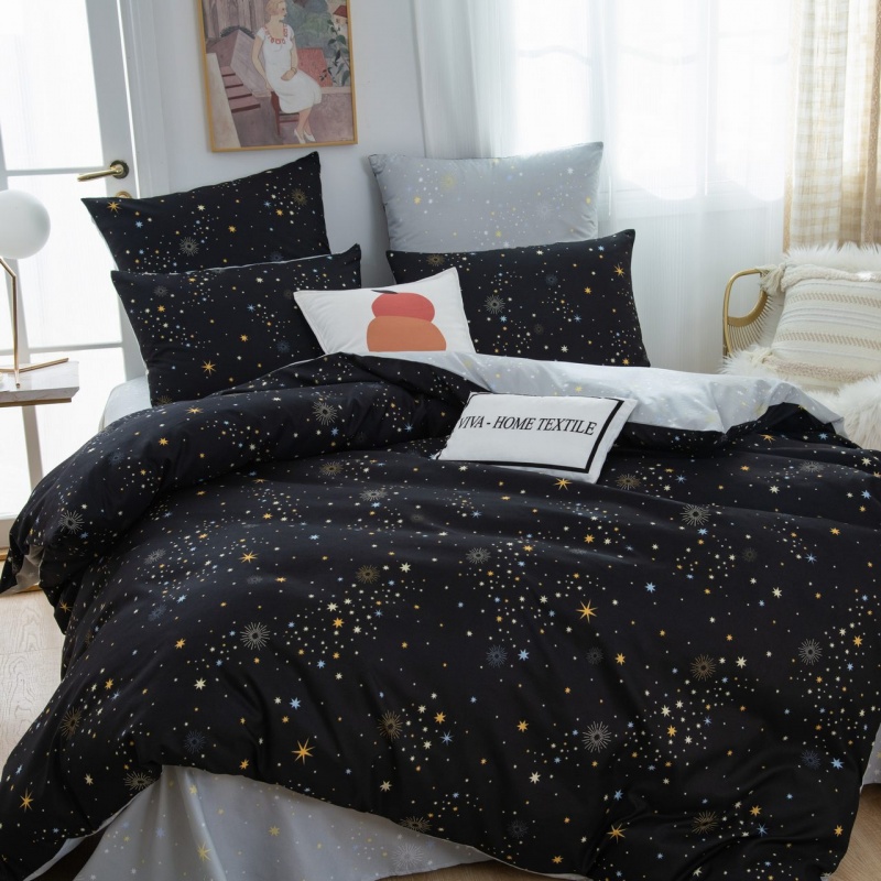 Комплект постельного белья из сатина на резинке Модный CL097